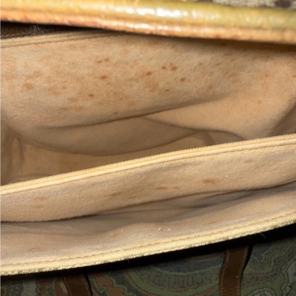 Vintage Gucci Tan and Brown Monogram Shoulder Bag - Picture 8 of 12